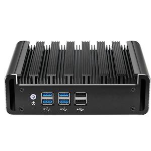 인텔 코어 i7-5500U 4500U 팬리스 미니 PC 윈도우 10 윈도우7 리눅스 오피스 컴퓨터 산업용 IPC 와이파이 기가비트 이더넷
