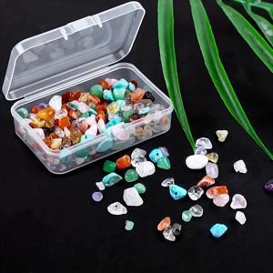 DIY 목걸이 팔찌 및 귀걸이 쥬얼리 제작용 천연 칩 스톤 비즈, 치유 크리스털, 5-8mm, 100 개, 200 개