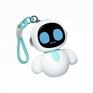 ENERGIZE LAB 에일리코 아쿠아마린 매일의 옷에 어울리는 작은 AI 로봇, 아이들을 위한 재미있는 전자 펜던트 장난감