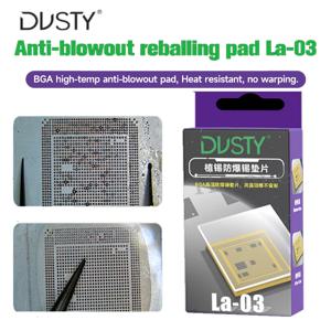 MECHANIC La-03 안티 블로우아웃 리볼링 패드 20x20mm 화이트 글래스 BGA 솔더 볼 리볼링 패드 CPU GPU 칩 휴대폰 수리 도구