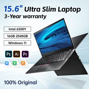 새로운 15.6인치 휴대용 노트북 인텔 6500Y 32GB RAM 2TB SSD 윈도우 11 5000mAh 백라이트 키보드 지문인식 오피스 게이밍 노트북 PC