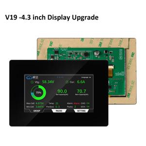 JIKONG 4.3인치 V19 스마트 터치 스크린 디스플레이 (JIKONG V19 인버터 BMS 전용)