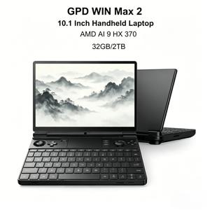 GPD WIN Max 2 휴대용 미니 게임 노트북 재고 있음 AMD Ryzen 8840U AI9 HX370 32GB LPDDR5 최대 2TB SSD 1TB/2TB 옵션