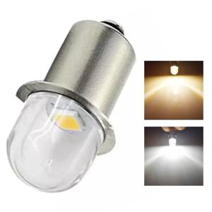 1pc P13.5S 기본 LED 소형 램프 DC 3V 4.5V 6V 12V 18V 1SMD 따뜻한 흰색 손전등 교체 전구 횃불 작업 조명