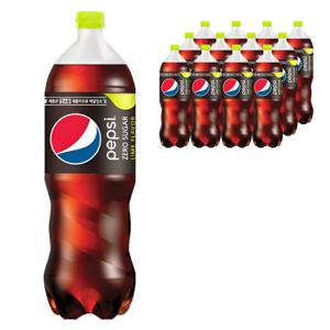 롯데칠성 펩시 콜라 제로 라임향 (업소용) 1.25L * 12개 스파클링 콜라