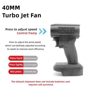 130000   로터리 세차 에어 건 브러시리스 40MM 터보 제트 팬 Makita 18V-21V 용 전기 강력한 송풍기 제설 공기 건조기