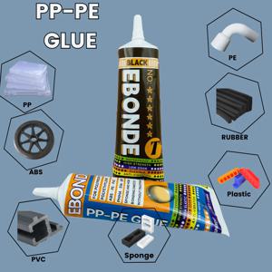 PP PE 플라스틱 본딩 접착제 폴리프로필렌, 폴리에틸렌, ABS, PVC, PMMA, EVA 스폰지용 검정색 및 투명 초강력 접착제