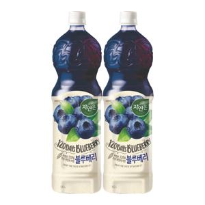 웅진 자연은 블루베리 1.5L 4개