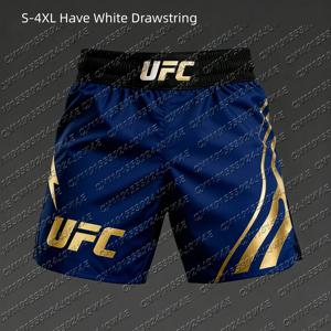 2026년 신형 UFC 복싱 파이팅 쇼츠 남녀 공용 통기성 빠른 건조 오버사이즈 트레이닝 쇼츠 스트리트 패션 쿨 스포츠 쇼츠