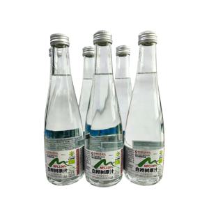 100% 천연 무설탕 제로칼로리 자작나무 수액 (백하수유)  건강음료 320ml, 6개