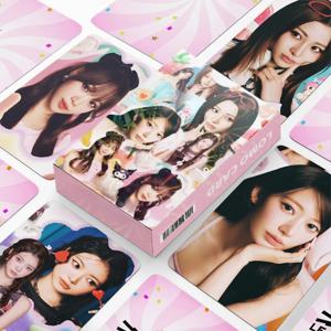 92개/세트 걸그룹 로모 카드 및 스티커 SPAGHET 고품질 앨범 양면 컬렉션 포토 카드 팬 선물