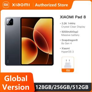 샤오미 패드 8 11.2인치 글로벌 버전, 스냅드래곤 ® 8세대 칩, 9200mAh 배터리, 샤오미 하이퍼OS 3, 3.2K 선명한 디스플레이