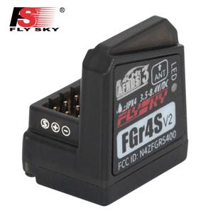 Flysky FGR4S V2 수신기 AFHDS Flysky NB4 PL18 RC 송신기 용 단일 안테나 양방향 PWM /PPM / IBUS 출력 수신기
