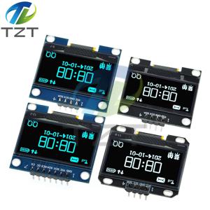 1.3인치 OLED 모듈 SPI/IIC I2C 통신 흰색/파란색 128X64 1.3인치 OLED LCD LED 디스플레이 모듈 1.3