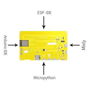 ESP32-S3 플래시 스마트 디스플레이 MCU WIFI 블루투스 모듈 7인치 800X480 TN RGB LCD TFT(터치 포함)-A09I