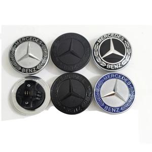 1개 57mm 자동차 앞 보닛 엠블럼 배지 메르세데스 벤츠 AMGW204 W205 W212 W213 W221 W177 W246 GLA GLC 자동차 액세서리
