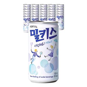 [롯데칠성음료] 밀키스 190ml 30캔+30캔 총 60캔 2BOX