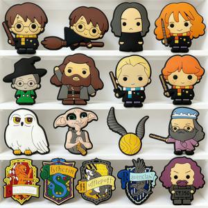 17개/세트 해리포터 신발 참 DIY 신발 버클 액세서리 PVC 신발 장식 크리스마스 선물
