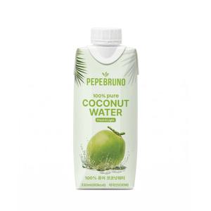 페페브루노 코코넛 워터 100% 퓨어 330ml x 12팩 한박스