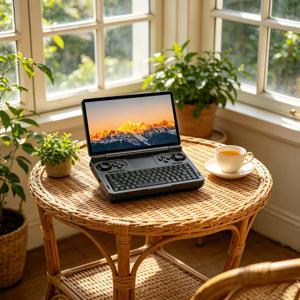 GPD WIN 미니 휴대용 게임패드 태블릿 7인치 32GB 램 2TB PCIE4.0 AMD Ryzen 9 HX 370 파이어리 벤가드 포켓 미니 노트북 (게이밍용)