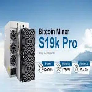 AV 10개 구매 시 6개 무료 제공 Antminer S19k Pro 120TH/s 비트코인 ​​채굴기 2760W 전력 Asic Miner 중고 S19 95t S19k