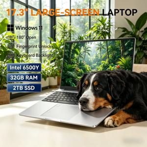 울트라 슬림 17.3인치 대화면 노트북 인텔 6500Y 32GB 1TB/2TB 윈도우11 고화질 홈 노트북