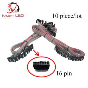 LED 디스플레이 수신 카드 연결용 플랫 리본 데이터 케이블 16핀 순수 구리 신호 전송 20cm 40cm 60cm 80cm 100cm 길이