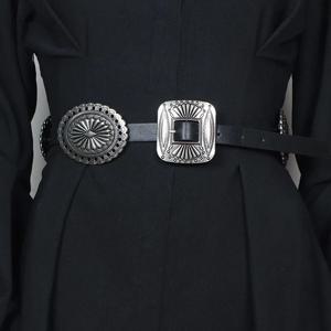 여성 패션 PU 가죽 빈티지 버클 코르셋 여성 Cummerbund 코트 허리띠 드레스 Decration 좁은 벨트 J047