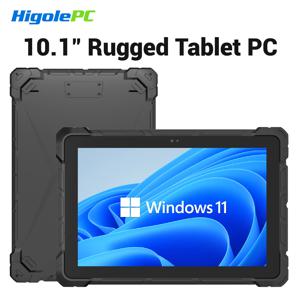하이골 F7G 10.1인치 러기드 태블릿 PC 팬리스 인텔 J4105 윈도우 11 WiFi5 8GB 128GB 8000mAh 4K RS232 스캐너 산업용 IP65 태블릿