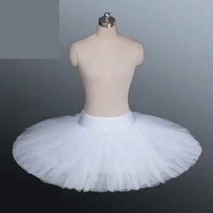 전문 플래터 투투 블랙 화이트 레드 발레 댄스 의상 여성용 투투 발레 성인 발레 댄스 스커트