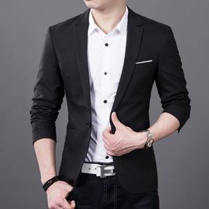 2024 핫 남성 패션 캐주얼 슬림 피트 정장 재킷 솔리드 컬러 고품질 남성 블레이저 무료 배송 L-5XL