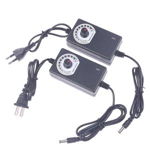 조절식 ON/OFF 어댑터, 전원 공급 장치 충전기, 3V-12V 2A, 3V 4.5V 5V 6V 7.5V 8V 9V 10V 12V 2A 24W, 5.5mm