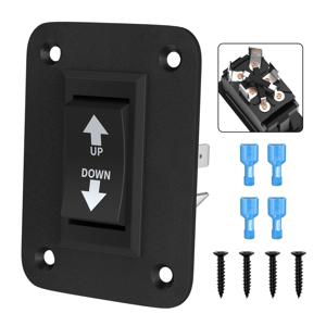 DaierTek UP Down 순간 역 극성 스위치 12V 30A DPDT 극성 반전 스위치 5 번째 휠용 RV 전원 잭 스위치