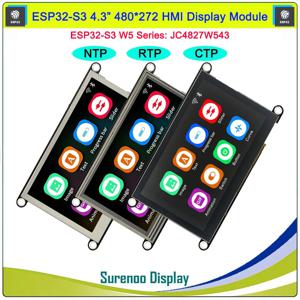 Guition HMI W5 ESP32-S3-N4R8 JC4827W543 4.3 인치 IPS 480*272 LCD 디스플레이 모듈 터치 스크린 WIFI 블루투스 PSRAM 플래시