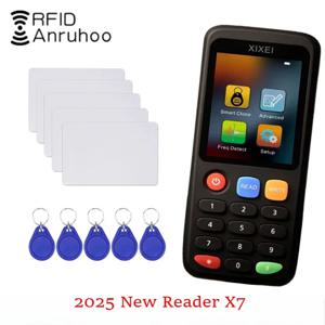 새로운 Rfid 스마트 카드 리더 X7 125khz 배지 복사기 13.56mhz Nfc 디코더 복사기 Ic Id 칩 태그 복제 Ntag213 215 키 작가