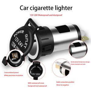 자동차 트럭 담배 라이터 분배기에 대 한 자동 12V-24V 120W-250W 담배 라이터 소켓 전원 플러그 콘센트 교체 부품