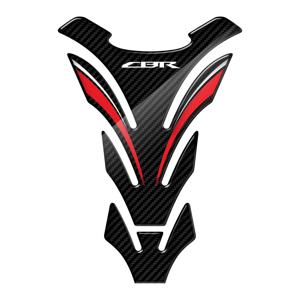 혼다 CBR 250RR 600RR 900RR 1000RR 650F 1100XX Fireblade 용 3D 카본 룩 오토바이 탱크 패드 보호대