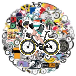 50Pcs 멋진 산악 자전거 스티커 야외 MTB 자전거 DIY 스티커 Scrapbooking 전화 수하물 스케이트 보드 방수 데칼