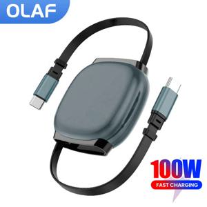 USB C to USB C 케이블 100W 아이폰 16 15 플러스 프로 맥스용 접이식 케이블 맥북 아이패드 고속 충전 케이블 데이터 케이블