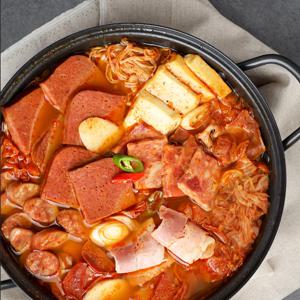 5가지 햄사리 듬뿍 송탄식 부대찌개 1kg X 4팩 (라면사리 3봉 증정)