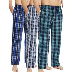 봄과 가을을 위한 6XL 세련된 남성용 잠옷 바지, 플러스 사이즈, 엑스트라 라지, 고품질, 오버사이즈, 블랙 체크 무늬 스트레이트 레그 롱 팬츠