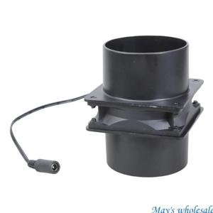 속도 컨트롤러가있는 12V 8cm 인라인 덕트 팬 난방 냉각 부스터 텐트 용 강력한 환기 배기 송풍기 448A