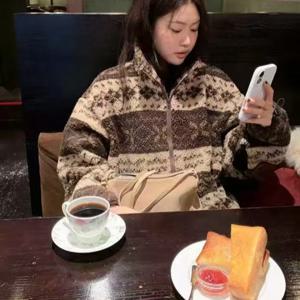 레트로 자수 양털 싱글 버튼 코트 여성용 코튼 재킷 겨울 시즌 패셔너블 아우터웨어 (브랜드 없음)