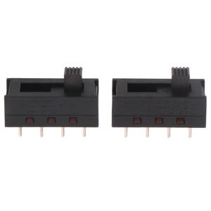 2개 DSE-2310 8피트 3단계 10A250V 블랙 슬라이드 토글 스위치 헤어드라이어 모듈