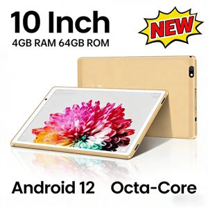 새로운 타입-C 10인치 안드로이드 12 태블릿 PC 4GB 램 64GB 롬 1280 x 800 픽셀 UNISOC T310 옥타코어 WIFI 블루투스 5.0 8000mAh