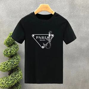 럭셔리 브랜드 머메이드 파리 코튼 고품질 프린트 커플 티셔츠 여름 하라주쿠 남성/여성용 반팔 티셔츠 아시아 사이즈