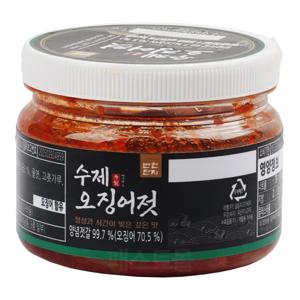 반찬단지 수제 오징어젓 350g