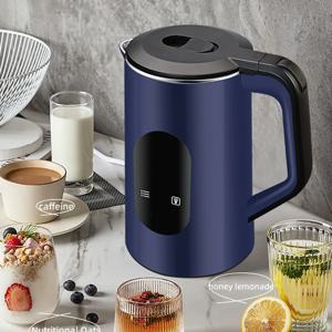 2.2L 스테인리스 스틸 전기 디지털 디스플레이 대형 티포트 자동 차단 열수 주전자 1500W 빠른 가열 물 끓이기