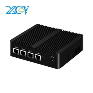 XCY 방화벽 라우터 미니 PC 셀러론 J1900 N100 N5105 J4125 4x 2.5G 이더넷 가상화 지원 OpenWrt Pfsense OPNsense EXSI
