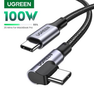 UGREEN USB 타입 C to USB C 케이블 100W 아이폰 17 16 맥북 삼성 S25 S24 5A 고속 충전 QC 4.0 USB-C 타입 C 게이밍 케이블